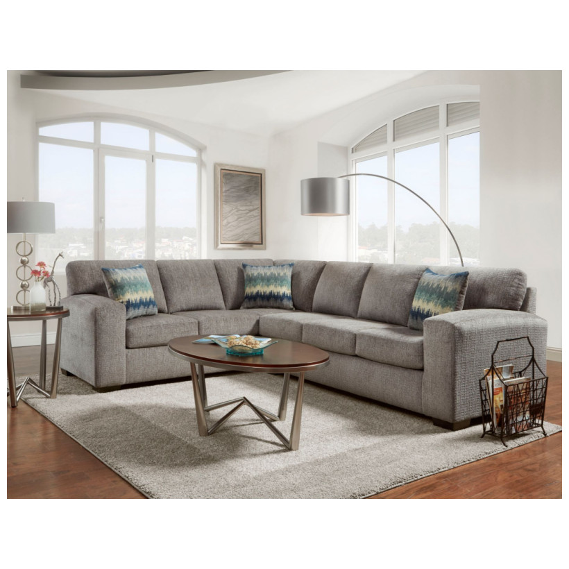Affordable Furniture SILVERTON PEWTER 5950 SECT