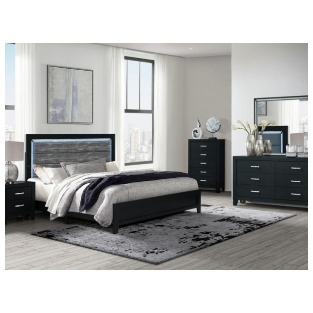 Global Furniture REID BLK KBDMN