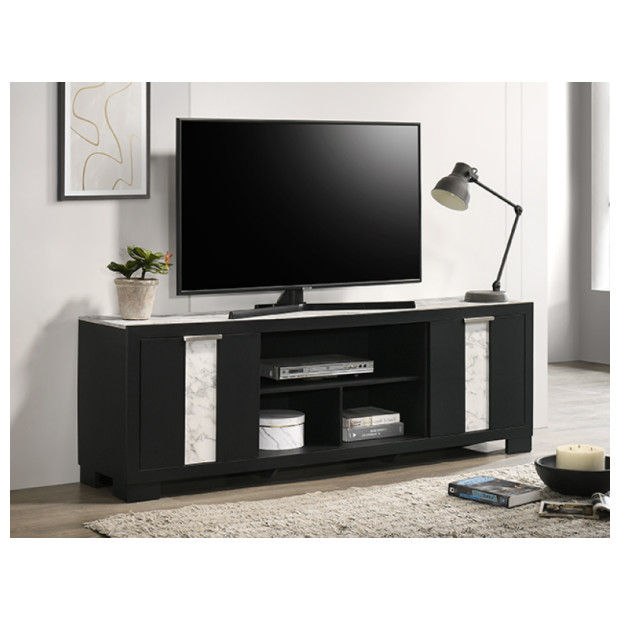 CROWN MARK RANGLEY BLK TV STAND B6835