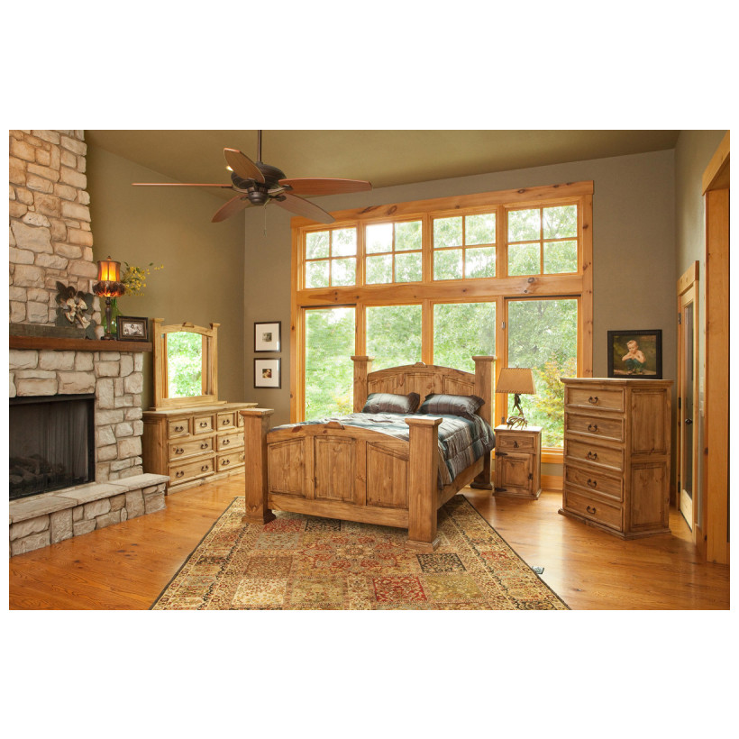 Fitzgerald Furniture RUSTIC MANSION QBDMN