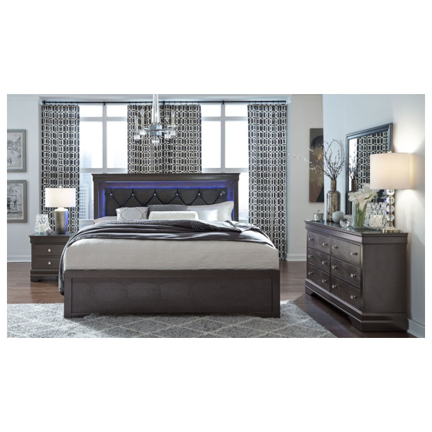 Global Furniture POMPEI GREY KBDMN