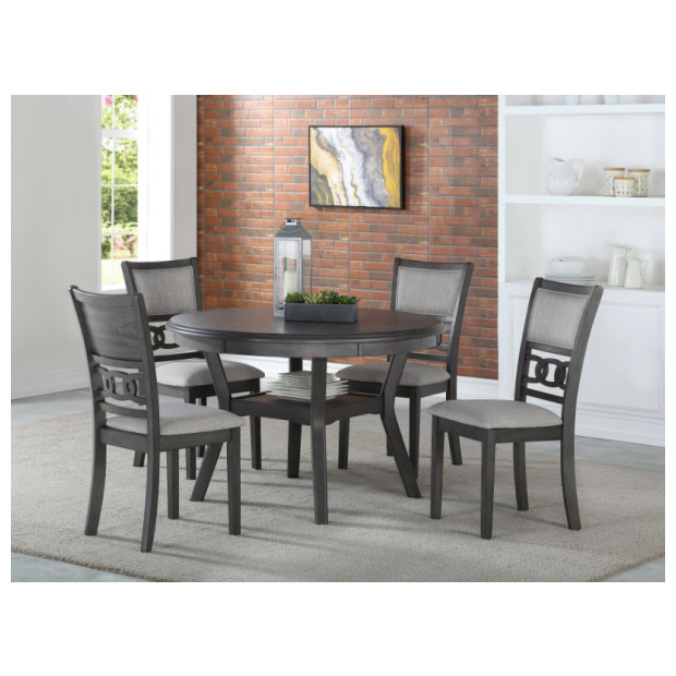 Fitzgerald Furniture GIA GRAY STD 5PC