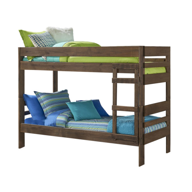 Simply Bunk Beds CL604HBB/604L/604RBB/117RX2 CHESTNUT T/T